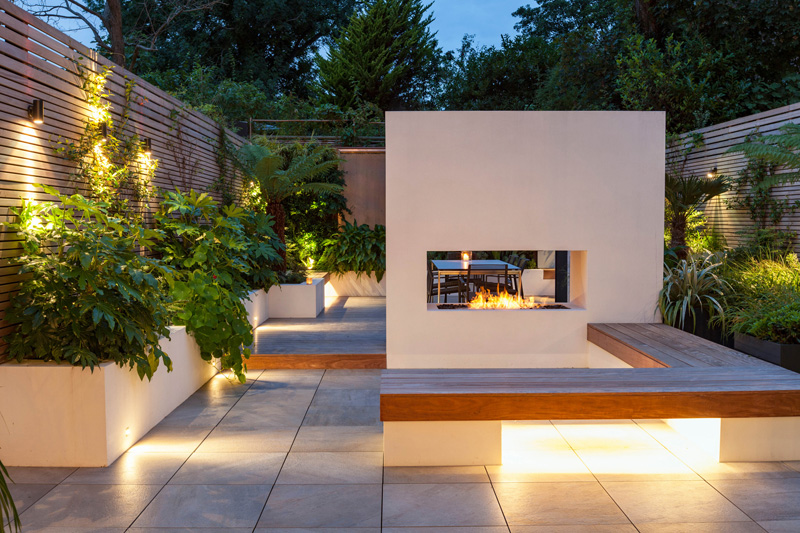 Modern garden