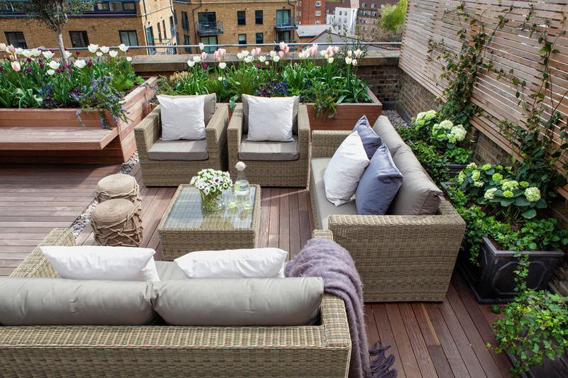 Roof terrace